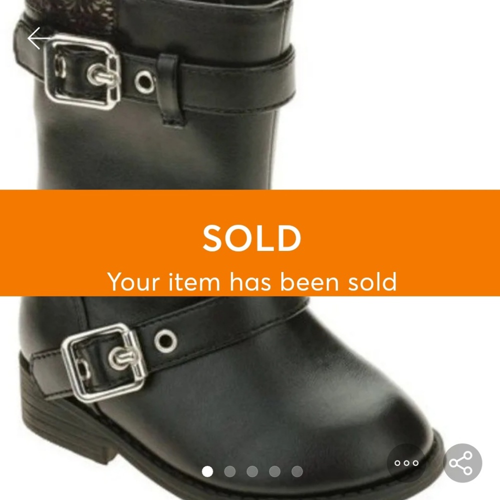 Sold! Buckled Infant Girl Boots